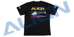 Align Flying T-Shirt Heli Pilot Black 4L