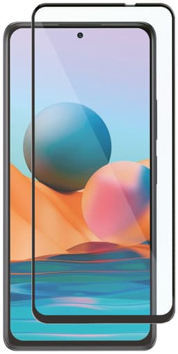 Panzer Full-Fit Xiaomi Redmi Note 11 Lite skärmskydd (svart)