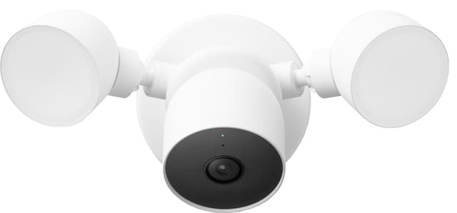 Google Nest Cam langallinen turvakamera valonheittimellä