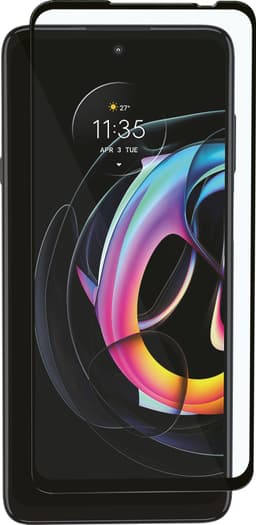 Panzer Full-Fit Motorola Edge 20 Lite skärmskydd (svart)