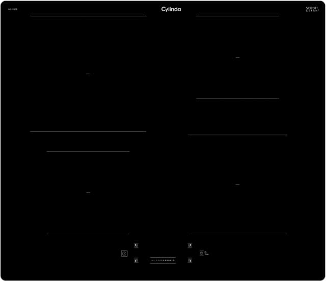 Cylinda Induktionshäll IHI9161S (59cm)