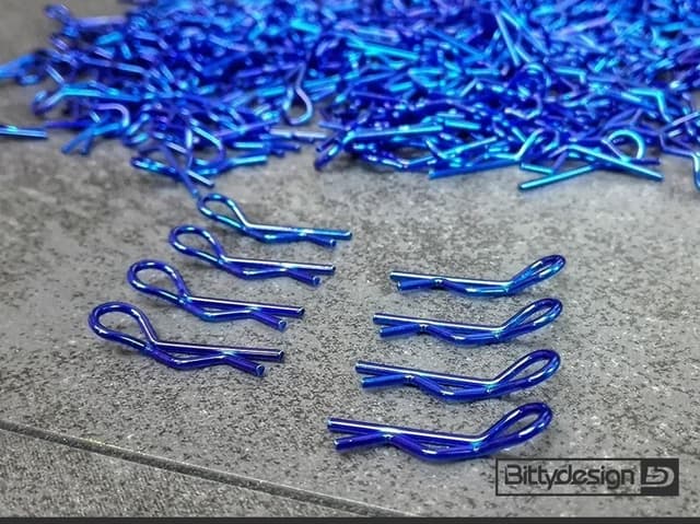 Bittydesign Karosseriklips 1/10 - Blå