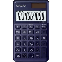 Casio SL-1000SC-NY Miniräknare Marinblå Display