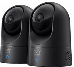 Eufy Indoor Cam 2K Pan and Tilt älykamera 2 kpl (musta)