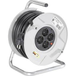 Brennenstuhl 1099160001 Kabelvinda 50.00 m Svart Jordad