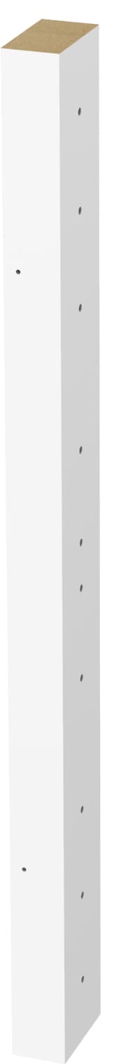 Epoq hjørneforbindelsesbjælke 7x70 cm (white)