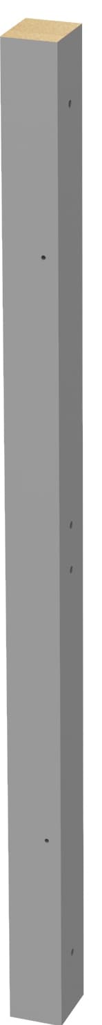 Epoq hjørneforbindelsesbjælke 5x70 cm (graphite)