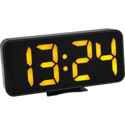 TFA Dostmann 60.2027.01 Kvarts Väckarklocka Svart