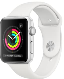 Apple Watch Series 3 38 mm (valkoinen ranneke)