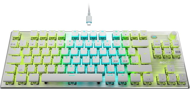 Roccat Vulcan TKL PRO gamingtastatur (hvit)