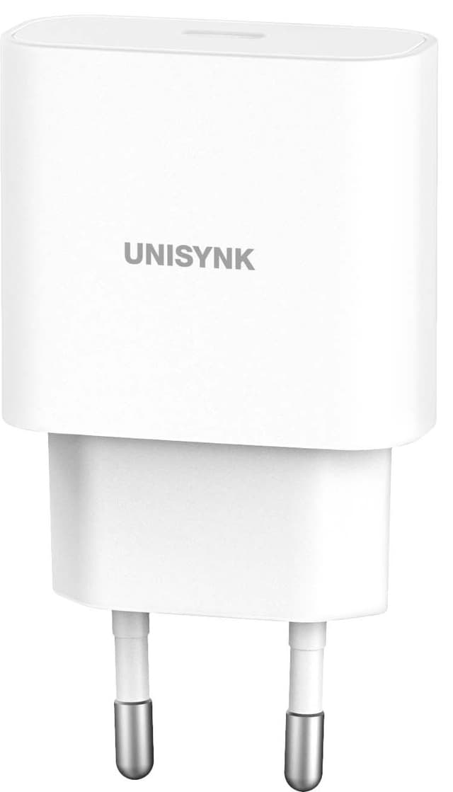 Unisynk 20W USB-C vægoplader (hvid)