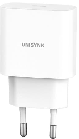 Unisynk 20W USB-C väggladdare (vit)
