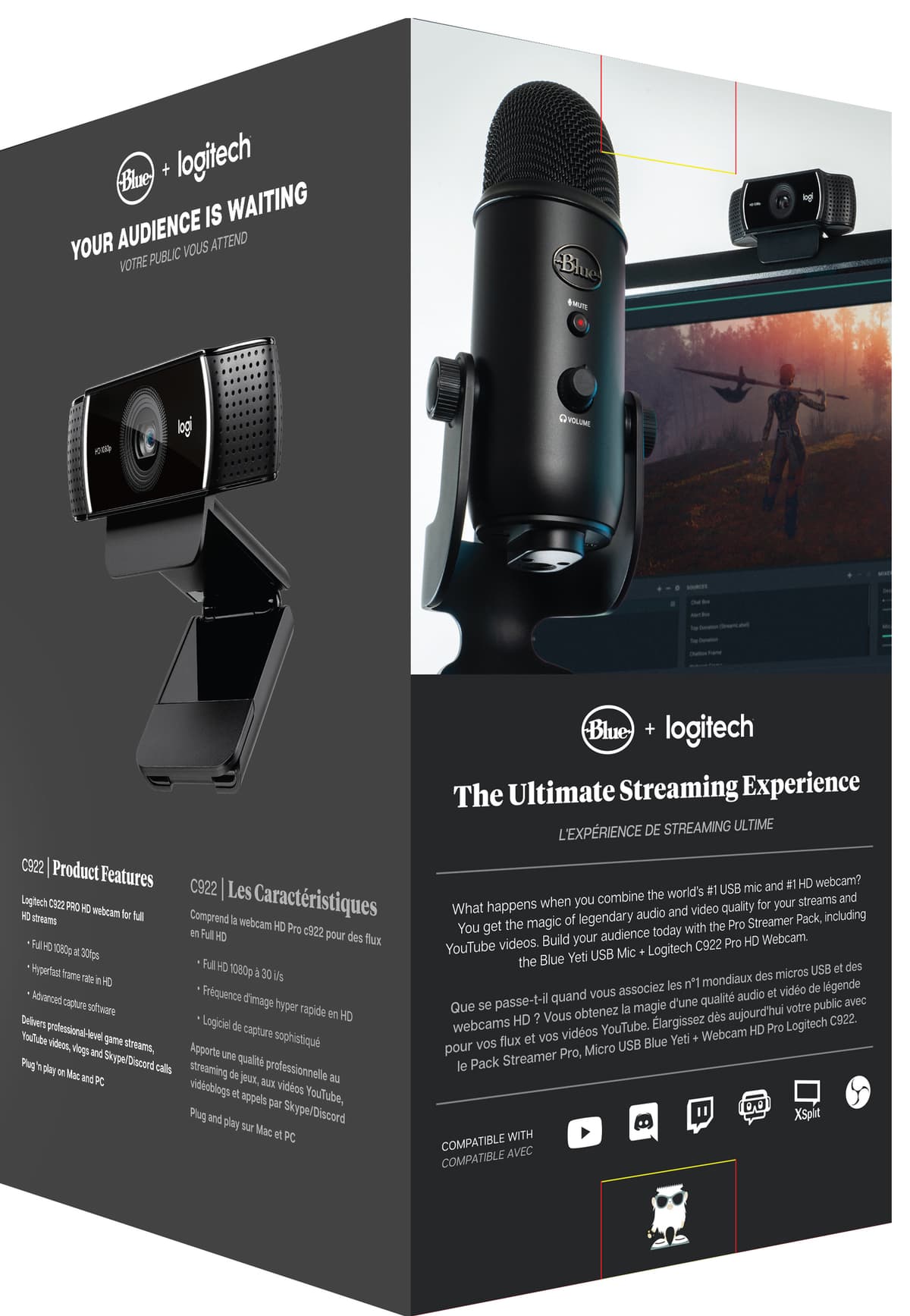 Logitech C922 Pro Webcam & Blue Yeti mic streaming bundle - Elkjøp | Elkjøp