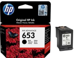 HP 653 Black blekkpatron (sort)