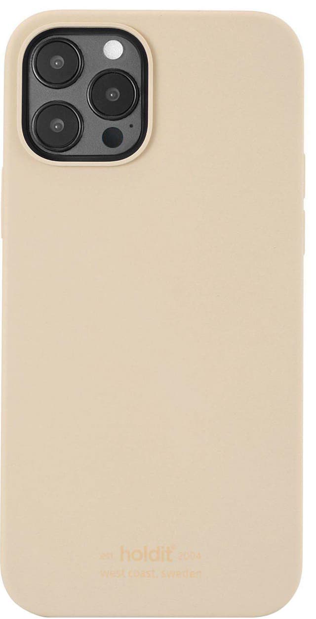 Holdit silikonfodral för iPhone 12/12 Pro (beige)