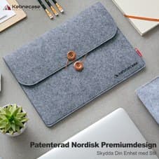 Kebnecase Sweden/13'' Snygg nordisk design bärbar datorärm / Datorfodral
