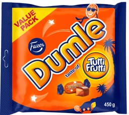 Fazer Dumle Seasonal Tutti Frutti makeispussi 403858