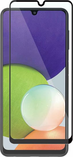Panzer Full-Fit Samsung Galaxy A22 4G skjermbeskytter (sort)
