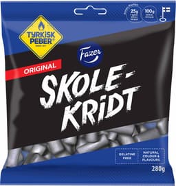 Fazer Skolekridt Tyrkisk Peber godis