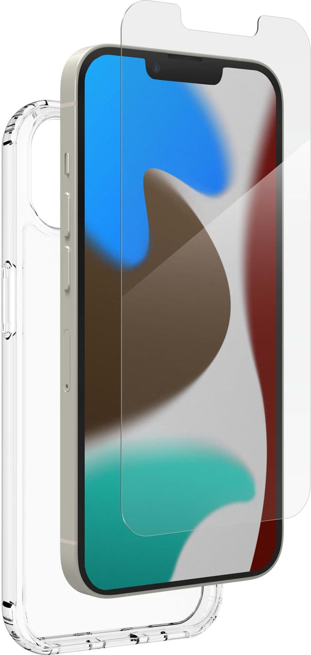 Zagg pakke med skærmbeskytter og cover til iPhone 13