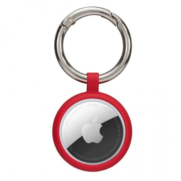 dbramante1928 Apple AirTag Hållare Greenland Key Ring Candy Red