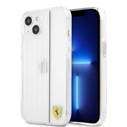 Ferrari iPhone 13 Cover 3D Lines Sort Transparent