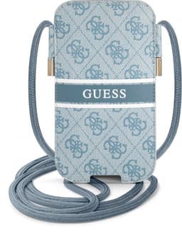 Guess Pouch 4G Logo Large Blå