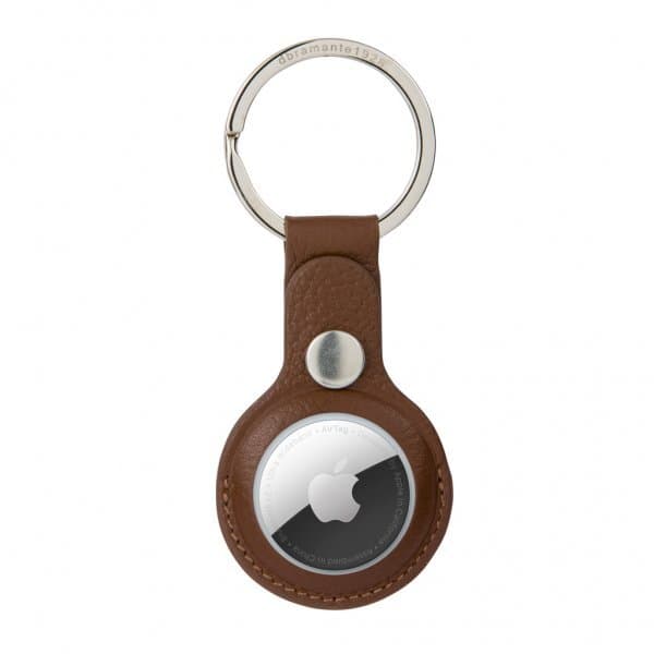 dbramante1928 Apple AirTag Hållare Copenhagen Dark Tan/Silver
