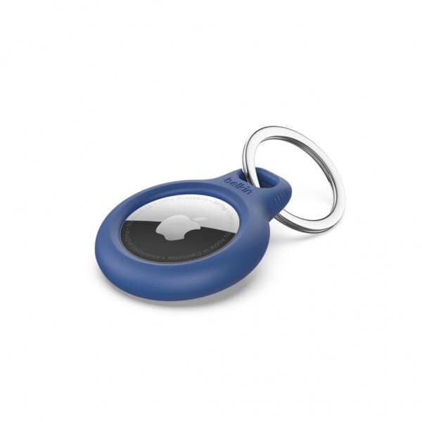 Belkin AirTag Holder Secure Holder with Keyring Blå