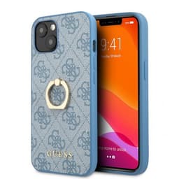 Guess iPhone 13 Mini Kuori Ring Stand Sininen