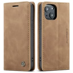 CASEME Plånboksfodral iPhone 13 - Brun
