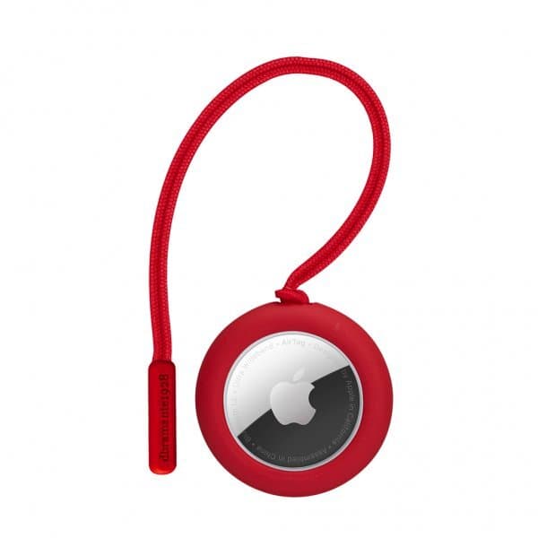 dbramante1928 Apple AirTag Hållare Greenland Strap Candy Red