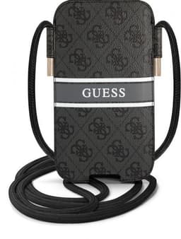 Guess Pouch 4G Logo Medium Grå