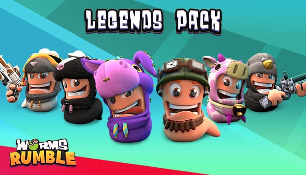 Worms Rumble - Legends Pack - PC Windows