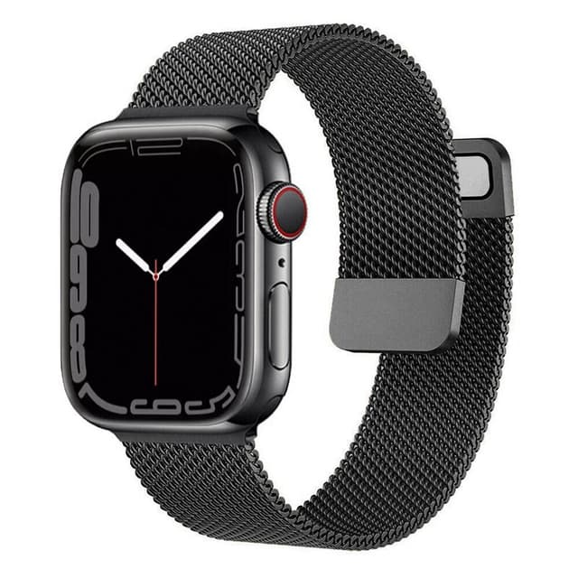 Milanese armbånd Apple Watch 7 (41mm) - Svart