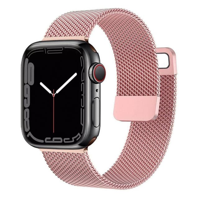 Milanese armbånd Apple Watch 7 (41mm) - Lyserød