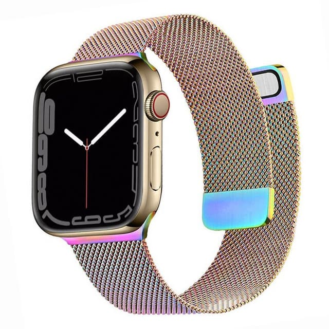 Milanese armbånd Apple Watch 7 (41mm) - Rainbow