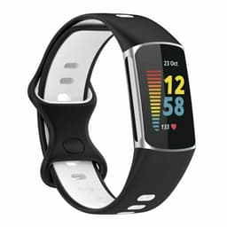 Twin Sport Armband Fitbit Charge 5 - Svart/hvit