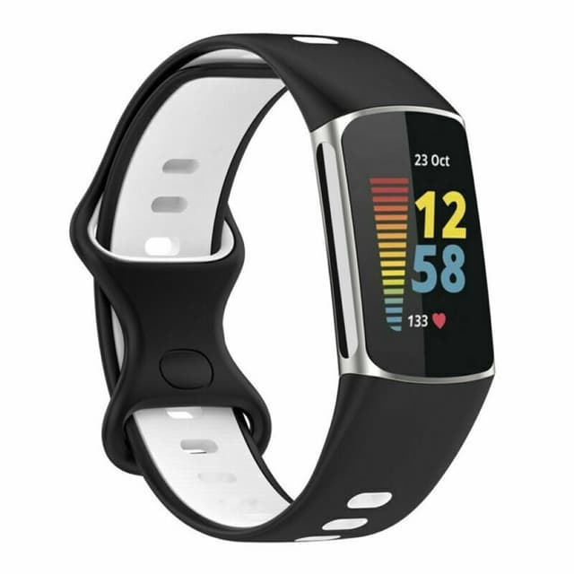 Twin Sport Armband Fitbit Charge 5 - Svart/hvit