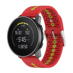 Urheilullinen rannekoru Suunto 9 Peak - Punainen/vihreä
