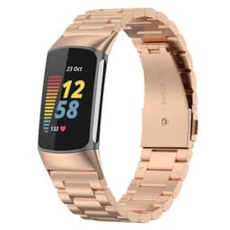 Rannekoru ruostumatonta terästä Fitbit Charge 5 - Ruusu