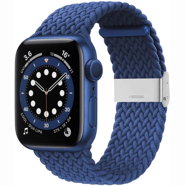 Flätat Elastiskt Armband Apple watch 6 (40mm) - Blå