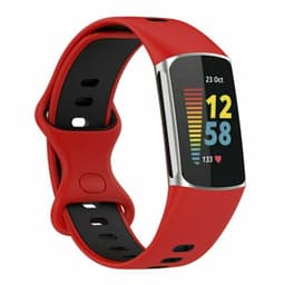 Twin Sport Armband Fitbit Charge 5 - Rød/svart