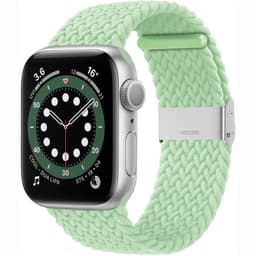 Punottu elastinen rannekoru Apple watch 6 (40mm) - pistachio