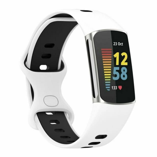Twin Sport Armband Fitbit Charge 5 - Hvit/svart