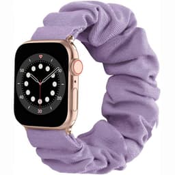 Scrunchie Elastic Armbånd Apple Watch 6 (40mm) - Lavendel