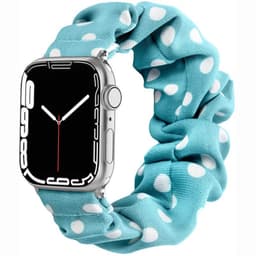 Scrunchie Elastic Armbånd Apple Watch 7 (45mm) - Bluedot