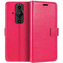 Lompakkokotelo 3-kortti Sony Xperia Pro-I  - pinkki