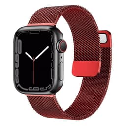 Milanese Rannekoru Apple Watch 7 (41mm) - Punainen