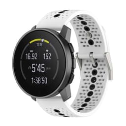 Urheilullinen rannekoru Suunto 9 Peak - Valkoinen/musta